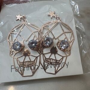Skull Halloween earrings